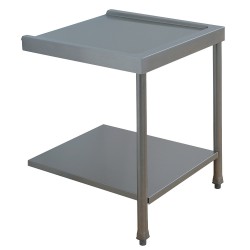 Pack lave vaisselle a capot et batteries : table d'entrée et de sortie active wash crossover double parois