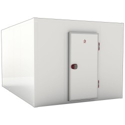 Chambre froide 2 zones avec isolation 100 mm et dimensions extérieures 3030x4160x2430 mm