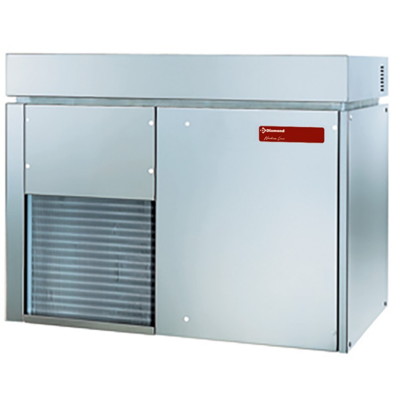 Machine a glace paillette 900 kg sans réserve eau condenseur a air-eau Nordica line modulaire 1107x700xh880