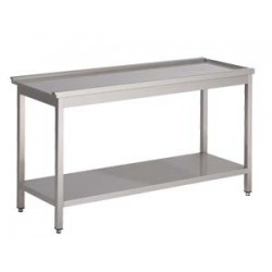 TABLE D'ÉCOULEMENT ÉTAGÈRE 1200 À DROITE POUR 7280 - 1200x750x900 mm