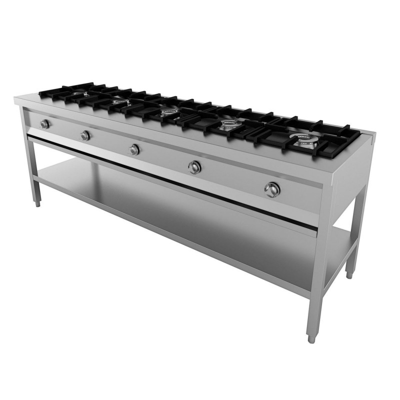 CUISINIERE 5 BR. - 2080x600x800 mm