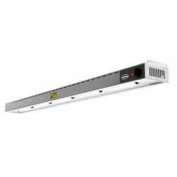 RADIATEUR EN CÉRAMIQUE 1800 - 5 HEATERS À 250W - 1800x180x90 mm