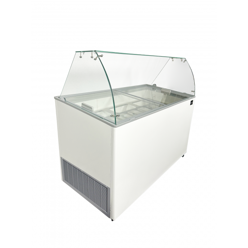 VITRINE À CREME GLACÉE JAVA 8x5 LTR - 1184x727x1229 mm