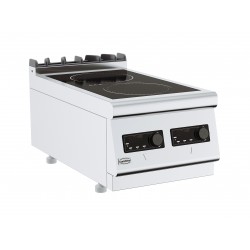 BASE 700 INDUCTION CUISINIERE ELECTRIQUE 2 PL. - 400x700x300 mm