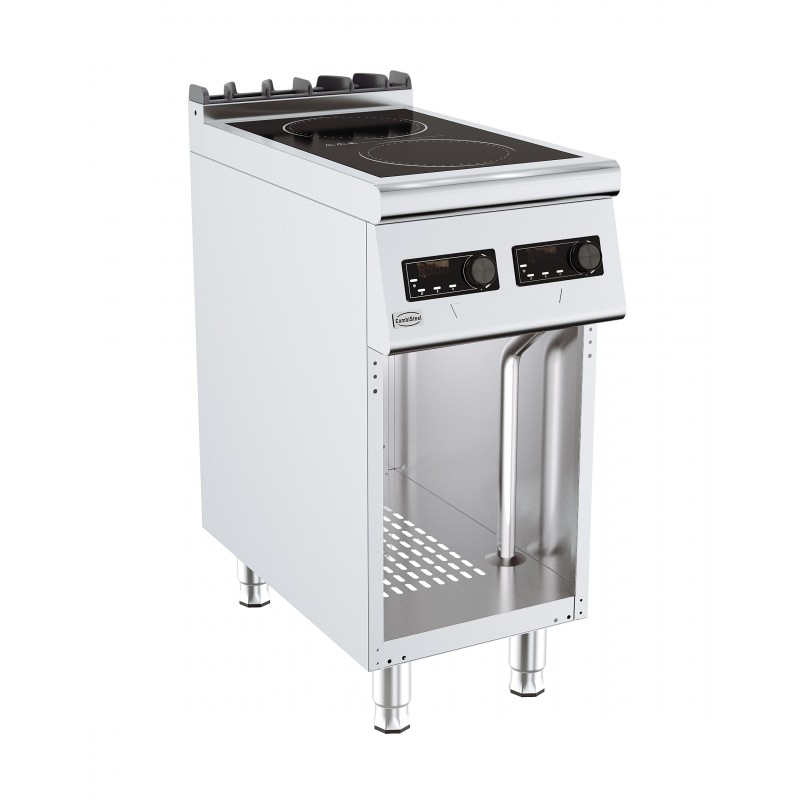 BASE 700 INDUCTION CUISINIERE ELECTRIQUE 2 PL. - 400x700x900 mm