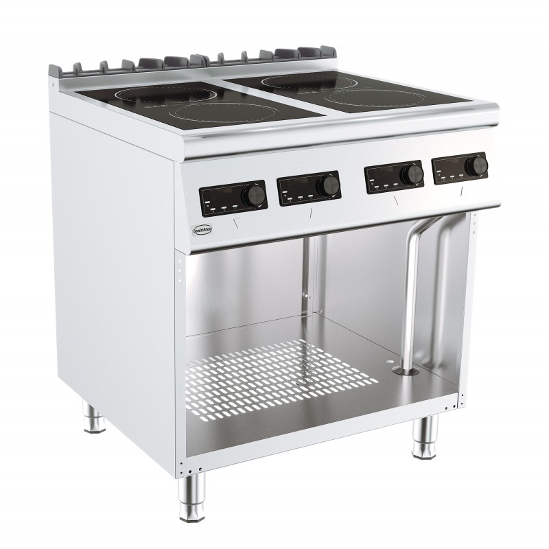 BASE 700 INDUCTION CUISINIERE ELECTRIQUE 4 PL. - 800x700x900 mm