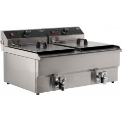 FRITEUSE POSABLE ÉLECTRIQUE 2X10 L - 690x560x380 mm