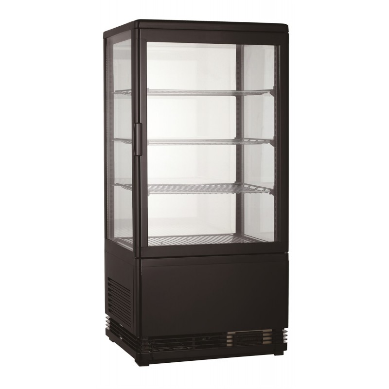 VITRINE RÉFRIGÉRATÉE 68L NOIR - 428x386x885 mm