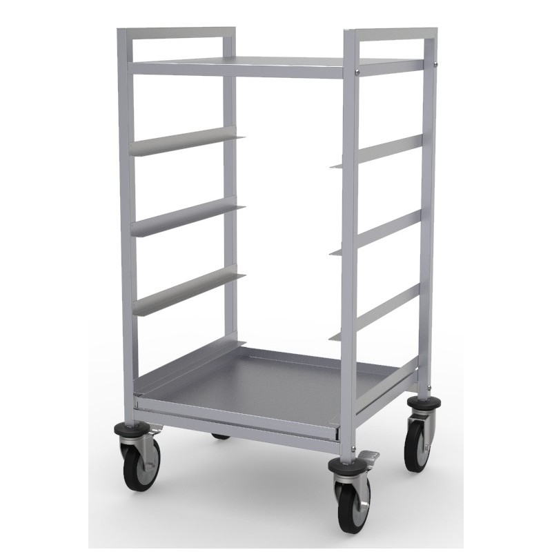 TROLLEY POUR PANIERS DE LAVAGE 500x500 - 555x500x1060 mm