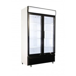 RÉFRIGÉRATEUR 2 PORTES EN VERRE BEZ-780 GD - 1120x595x2100 mm