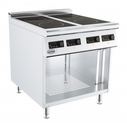 BASE 900 INDUCTION CUISINIERE ELECTRIQUE 4 PL. - 800x900x900 mm