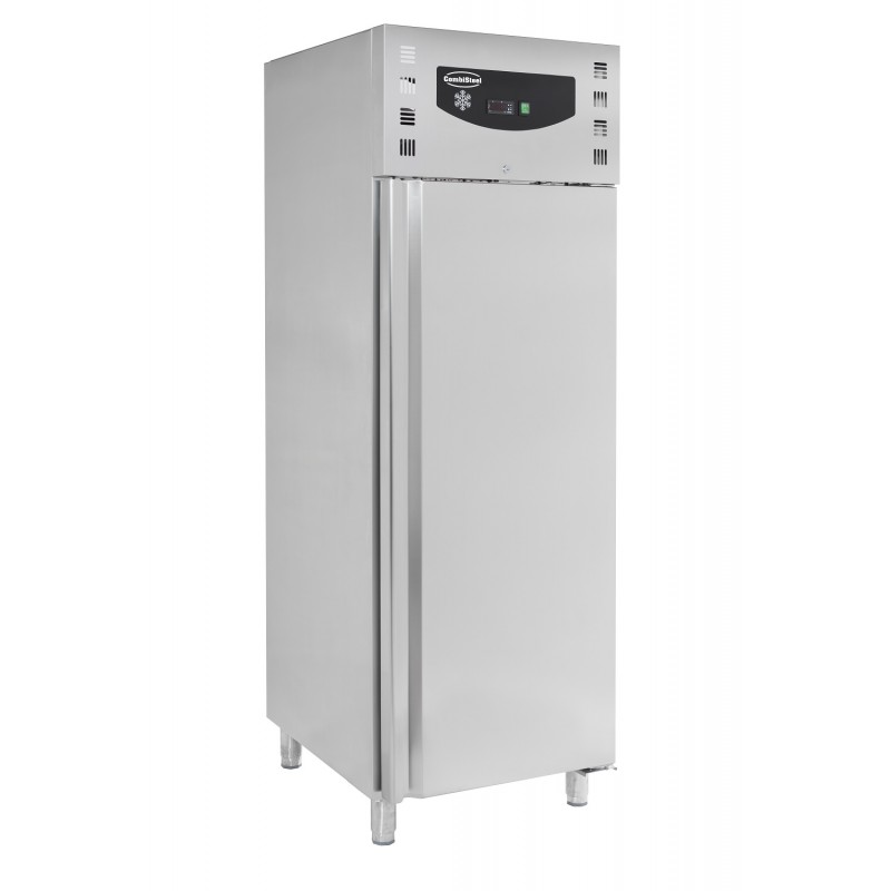 CONGÉLATEUR EN ACIER INOX 1 PORTE 560L - 740x875x2090 mm