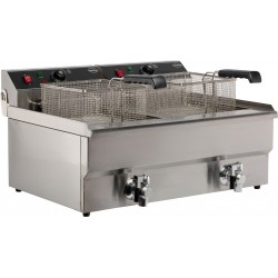 FRITEUSE POSABLE ÉLECTRIQUE 2X10 L - 690x560x380 mm