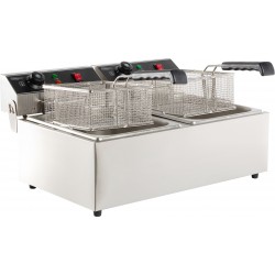 FRITEUSE POSABLE ÉLECTRIQUE 2X6 L - 590x440x290 mm