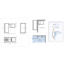UNITÉ DE RÉFROIDISSEMENT TYPE POSITIF 6-10,4 M3 SMALL - 400x835x767 mm