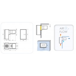 UNITÉ DE RÉFROIDISSEMENT TYPE POSITIF 11-20 M3 - 485x831x767 mm