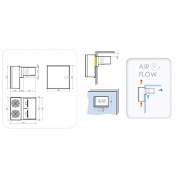 UNITÉ DE RÉFROIDISSEMENT TYPE POSITIF 14,5-22,5 M3 - 785x831x767 mm