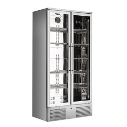 RÉFRIGÉRATEUR DE BAR HAUTE 458 L INOX - 900x515x1820 mm