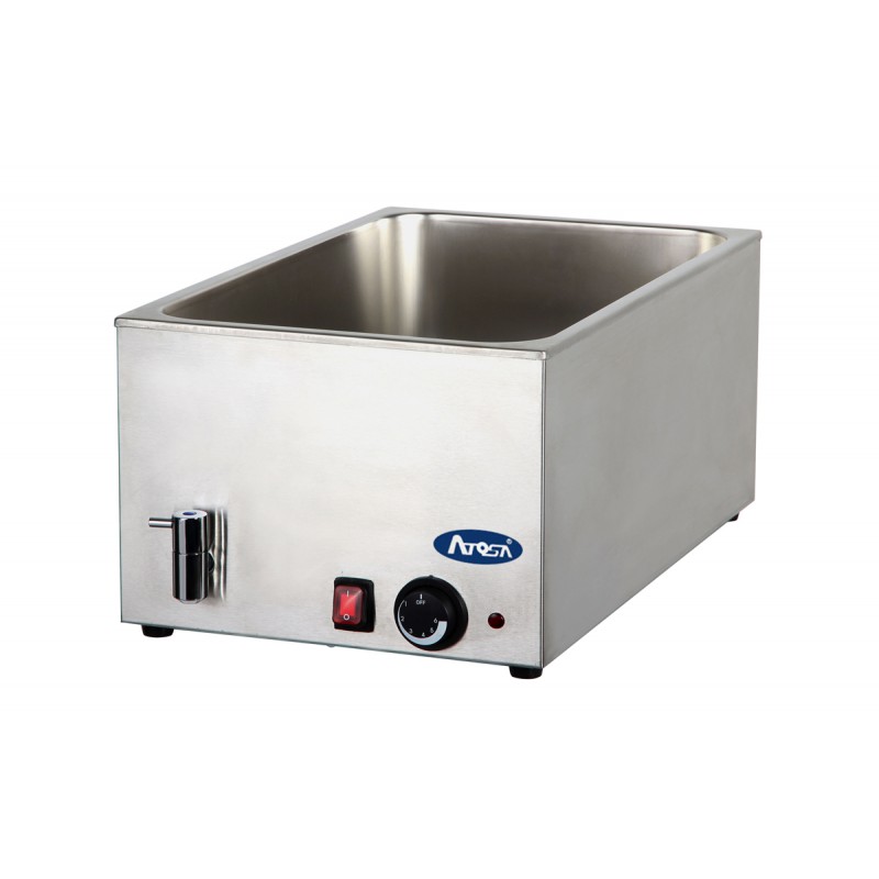 BAIN MARIE GN1/1 AVEC ROBINET DE VIDANGE