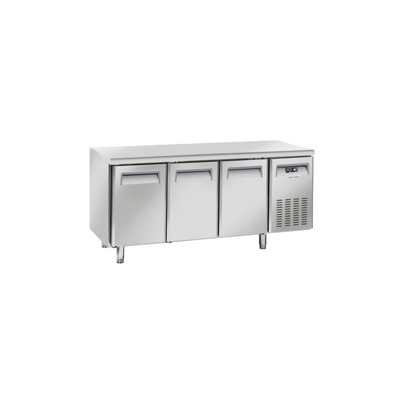 Table réfrigérée positive 325x410 3 portes inox 358L