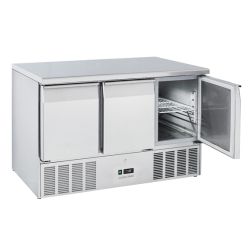 Saladette réfrigérée 3 portes GN1/1 inox 342 L