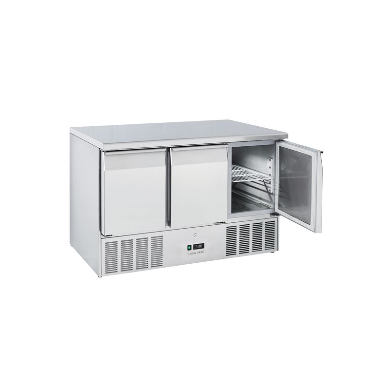 Saladette réfrigérée 3 portes GN1/1 inox 342 L