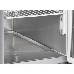 Saladette réfrigérée économique 2 tiroirs GN1/1 inox 101 L