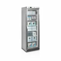 Congélateurs verticaux de vitrine - 400 litres -24 à -10 - °C - 1 porte vitrée chauffée battantes - Inox - Électronique - Statiq