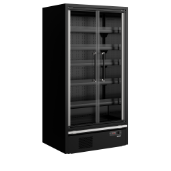 Vitrine Réfrigérée Écoénergétique: Température -1 à +5°C, 1018x740x2040 mm, Capacité 1083/472 L, Portes Incluses