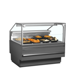 Premium Service Display with 900mm Worktop, 0 to +4°C, 325L Capacity, 1298x1120x1190mm