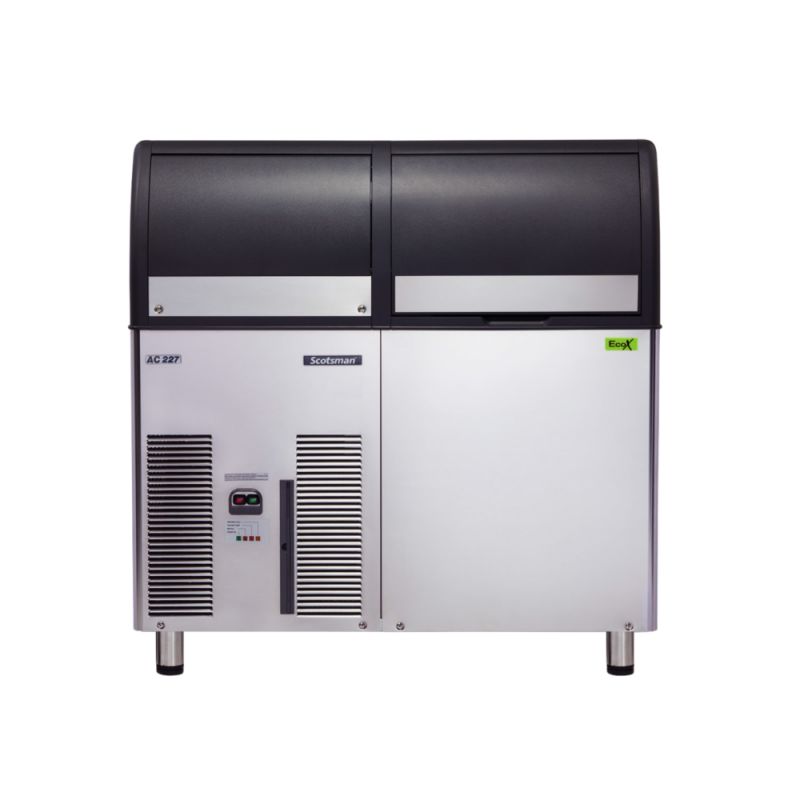 Machine à GLACONS GOURMETS ACM 226 AS. Prod. : 145 Kg/24 h. (7250 glaçons) Stock. : 70 Kg. (3500 glaçons)