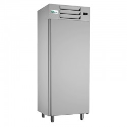 Armoire positive porte pleine - 476 l - finition inox